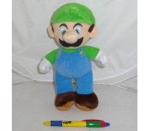 Peluche LUIGI 20cm da SUPER MARIO Bros Land Kart Wii NUOVO