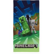 MINECRAFT 4 Characters CREEPER ENDERMAN Beach Big Towel 70x140cm Cotton ORIGINAL Official