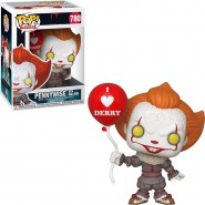 PENNYWISE Clown With BALLOON Figure 10cm from IT The Movie Funko POP 780 Original