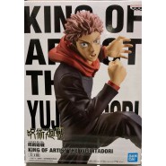 JUJUTSU KAISEN Figura Statua YUJI ITADORI 18cm KING OF ARTIST ORIGINALE TAITO