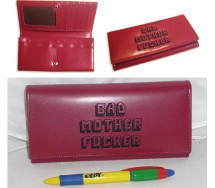 WOMAN WALLET Writing BAD MOTHER FUCKER Movie PULP FICTION