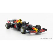 Modellino RED BULL RB16B 1/43 12cm SERGIO PEREZ nr. 11 Originale Die Cast Bburago Race 18-38055