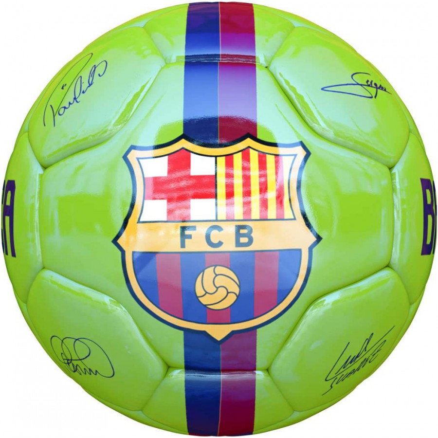 Con Licenza Ufficiale Football Club FC Barcelona Firma Calcio Palla Taglia 5 NUOVO 