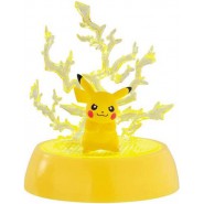 SET 3 Figure 7cm POKEMON HIKARU COLLECTION con base LUCE LED Pikachu Gengar Charizard Gashapon Bandai GIAPPONE