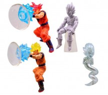 Set 4 FIGURES DRAGONBALL Z Desktop Collection 2 BANDAI Gashapon GOKU VEGETA