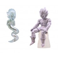 2 FIGURE DRAGONBALL Z Collezione DESKTOP Collection 2 Bandai Gashapon Ghost Gotenks  Petrified Majin Veget 