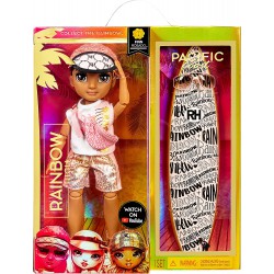 Fashion Doll FINN ROSADO PACIFIC COAST Bambola 28cm Serie RAINBOW HIGH Originale MGA Omg O.M.G.
