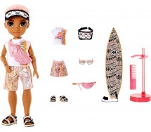 Fashion Doll FINN ROSADO PACIFIC COAST Bambola 28cm Serie RAINBOW HIGH Originale MGA Omg O.M.G.