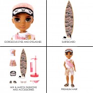 Fashion Doll FINN ROSADO PACIFIC COAST Bambola 28cm Serie RAINBOW HIGH Originale MGA Omg O.M.G.