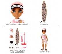 Fashion Doll FINN ROSADO PACIFIC COAST Bambola 28cm Serie RAINBOW HIGH Originale MGA Omg O.M.G.