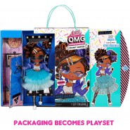 Bambola MISS GLAM 25cm Serie PRESENT Fashion Doll O.M.G. Originale MGA OMG
