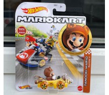 Die Cast Modellino KART di MARIO P-WING da SUPER MARIO KART Scala 1:64 5cm Hot Wheels