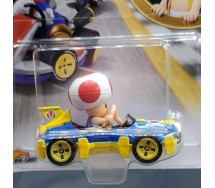 DieCast Model Car TOAD MACH 8 KART From SUPER MARIO KART Scale 1:64 5cm Hot Wheels