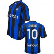 LAUTARO MARTÍNEZ F.C. Inter Number 10 F.C. INTER 2022/2023 T-Shirt Jersey HOME Official Replica