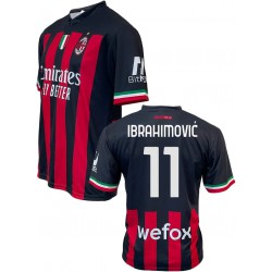 ZLATAN IBRAHIMOVIC Number 21 MILAN 2019/2020 T-Shirt Jersey Official IZ Back