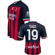 THEO HERNANDEZ Number 19 Home 2022/2023 T-Shirt Jersey Official