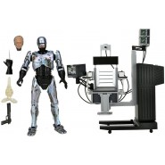 FIGURA Action ROBOCOP con segni di combattimento e SEDIA Versione ULTIMATE 18cm Originale NECA 42142