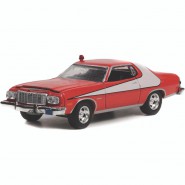 STARSKY and HUTCH Model Car Ford GRAN TORINO 1976 DIRTY Version CRASHED Scale 1:64 Greenlight