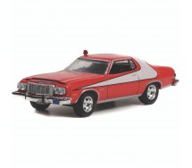 STARSKY and HUTCH Model Car Ford GRAN TORINO 1976 DIRTY Version CRASHED Scale 1:64 Greenlight