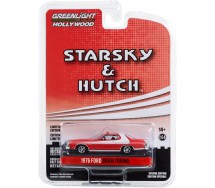 STARSKY and HUTCH Model Car Ford GRAN TORINO 1976 DIRTY Version CRASHED Scale 1:64 Greenlight