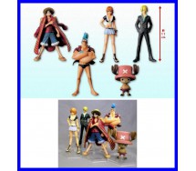 ONE PIECE Raro SET 5 Figure FRANKY RUFY SANJI NAMI CHOPPER Memories 10cm