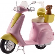 BARBIE Scooter with DOG PET Original MATTEL FRP56