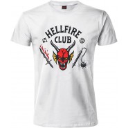 STRANGER THINGS Black T-shirt HELLFIRE CLUB LOGO Original OFFICIAL Licensed