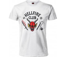STRANGER THINGS Black T-shirt HELLFIRE CLUB LOGO Original OFFICIAL Licensed