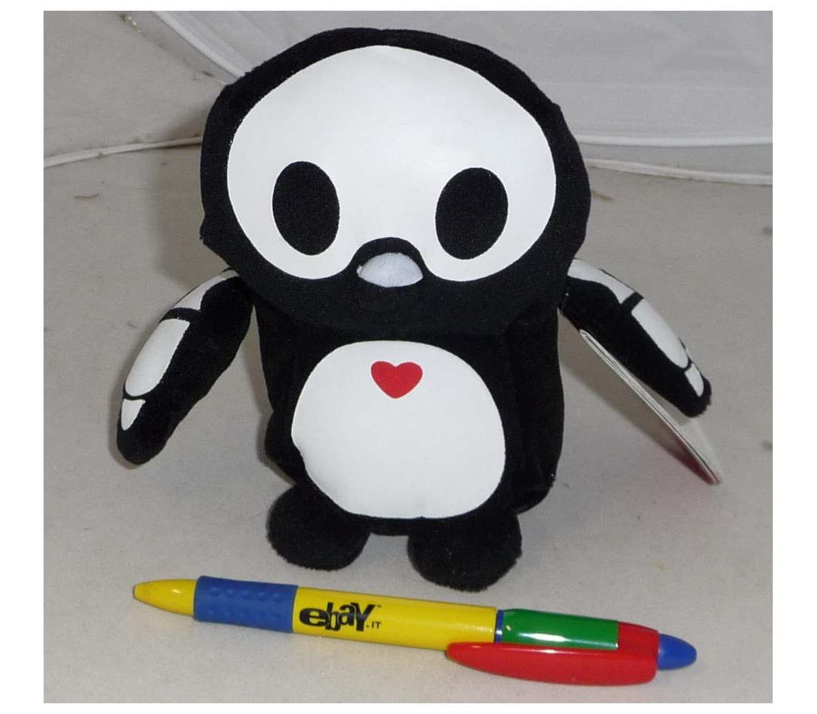 SKELANIMALS Plush Soft Toy 15cm PEN The Penguin ORIGINAL