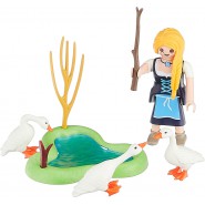 Playset Gift Egg WOMAN Farmer WITH GEESE Playmobil 70083