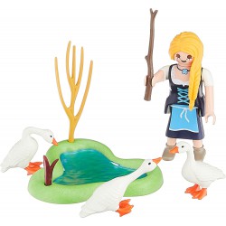 Playset Ovetto DONNA Contadina CON OCHE Playmobil 70083