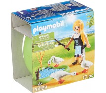 Playset Ovetto DONNA Contadina CON OCHE Playmobil 70083