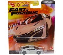 FAST AND FURIOUS Die Cast Modellino Auto '17 ACURA NSX 1:64 7cm Hot Wheels MATTEL HCP30