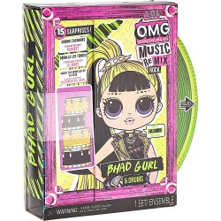 Bambola BHAD GURL Con Batteria Serie O.M.G. MUSIC REMIX ROCK Originale MGA Fashion Doll OMG