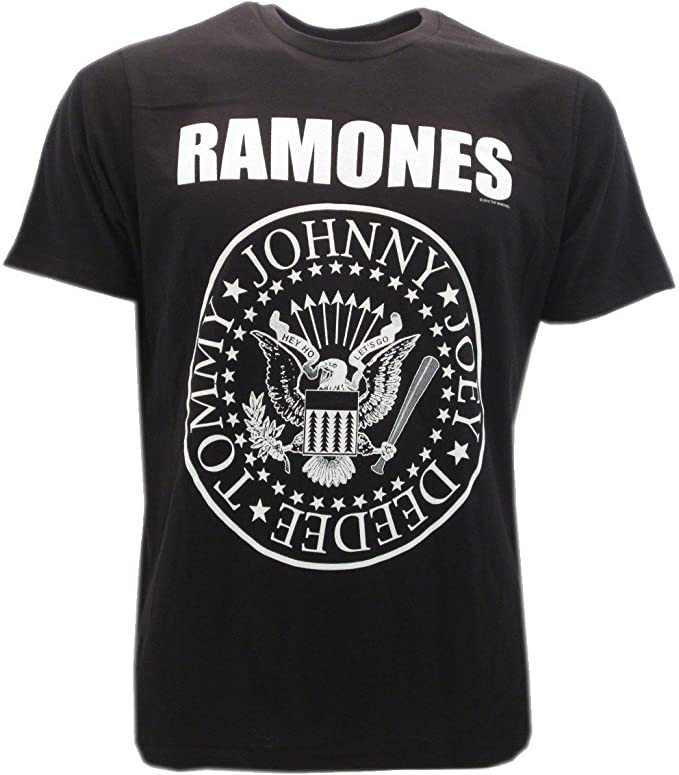 Футболка RAMONES Shirt schwarz ДЖОННИ ДЖОУИ ДИДИ ТОММИ Рок-музыка 6590₽