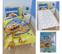 BED SET Reversible HENRY HUGGLEMONSTER 135x200 Duvet Cover DISNEY