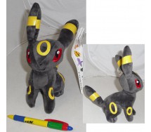 POKEMON Stupendo Peluche 20cm UMBREON Gatto Buio Lunare RARO SEDUTO New