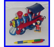 Gadget Topolino LOCOMOTIVE TRAIN Uncle Scrooge RARE DISNEY PLAYSET Locomotive