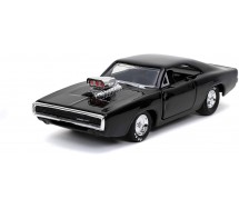 Modello Auto DieCast DODGE CHARGER R/T 1970 Versione LUCIDA dal Fast Furious 7 Scala 1/32 Jada 97042