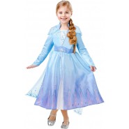 DELUXE COSTUME Carnival Dress ELSA TRAVEL from FROZEN 2 Size 9-10 YEARS Original DISNEY Rubie's