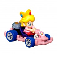 Modellino DieCast KART 5cm DONKEY KONG Standard Kart da SUPER MARIO KART Scala 1:64 Originale Hot Wheels