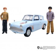 HARRY POTTER and RON with FLYING CAR FORD ANGLIA Original MATTEL HXX03
