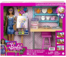 BARBIE Plaset Box Set ATELIER ART Studio ARTISTA Originale Mattel HCM85