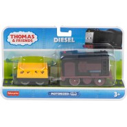 Modello Motorizzato Locomotiva DIESEL con rimorchio 20cm da TRENINO THOMAS Originale FISHER PRICE HDY64