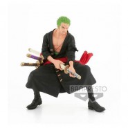 ONE PIECE Figure Statue 14cm RORONOA ZORO Version KING OF ARTIST Original BANPRESTO 82246