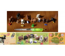 SET 8 Mini Figures LITTLE DOGS SPECIES PART 3 Gashapon FIGURES Bandai