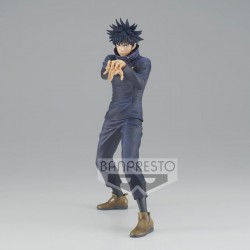 JUJUTSU KAISEN Figura Statua MEGUMI FUSHIGURO 21cm KING OF ARTIST Originale Banpresto