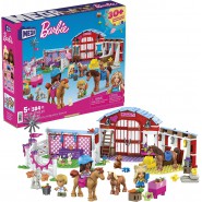 BARBIE Playset HORSES HOUSE Building Set ORIGINAL MEGA BLOKS HDJ87