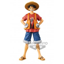 ONE PIECE Figura Statua 15cm LUFFY RUFY Versione LOG FILE SELECTION Originale BANPRESTO 82760