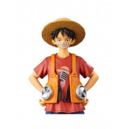 ONE PIECE Figura Statua 15cm LUFFY RUFY Versione LOG FILE SELECTION Originale BANPRESTO 82760